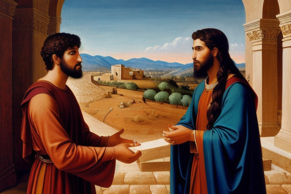 Joseph forgiving his brothers