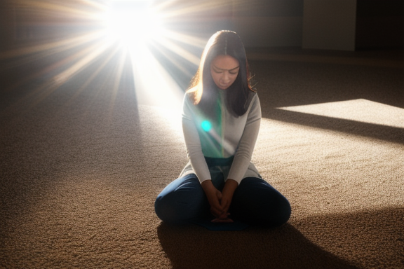 Person praying