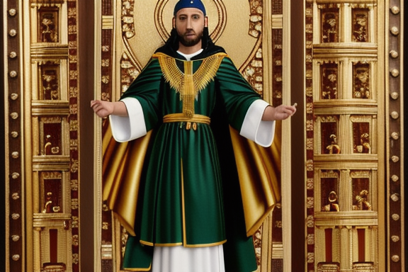 Representation of Caiphas, the High Priest of Jerusalem