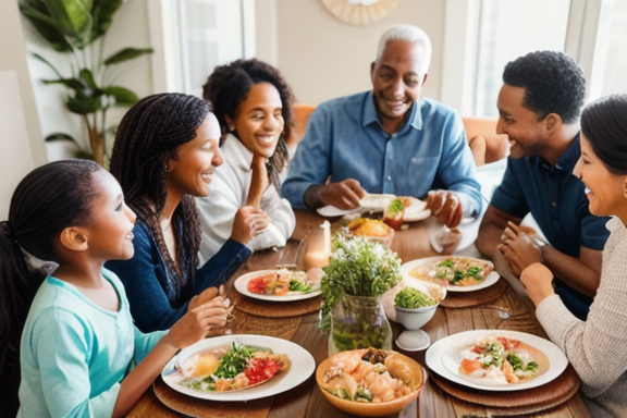 Family gathering on the Sabbath