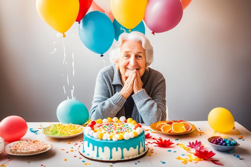 celebração do aniversário