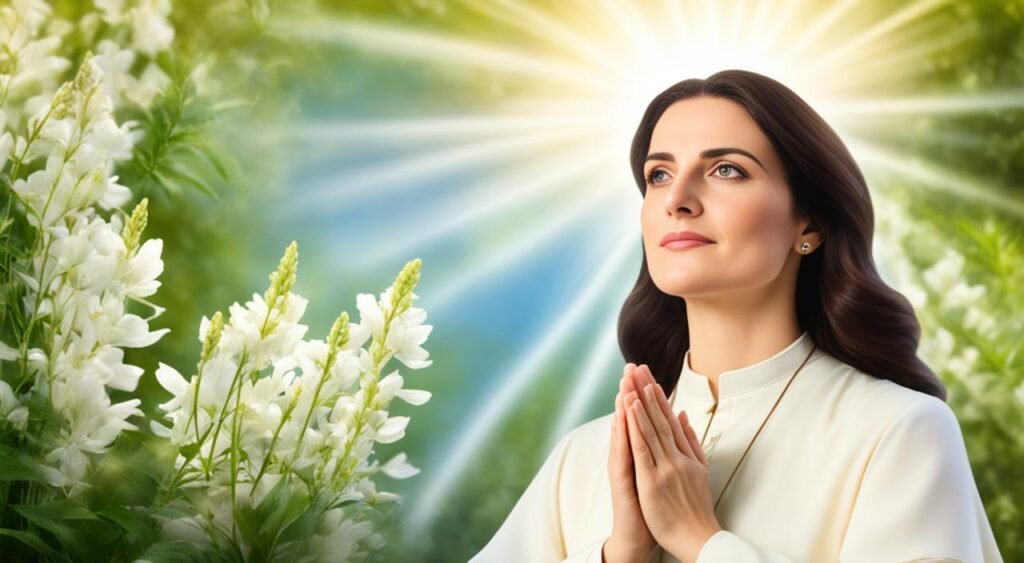 Imagem da oração Maria Passa na Frente