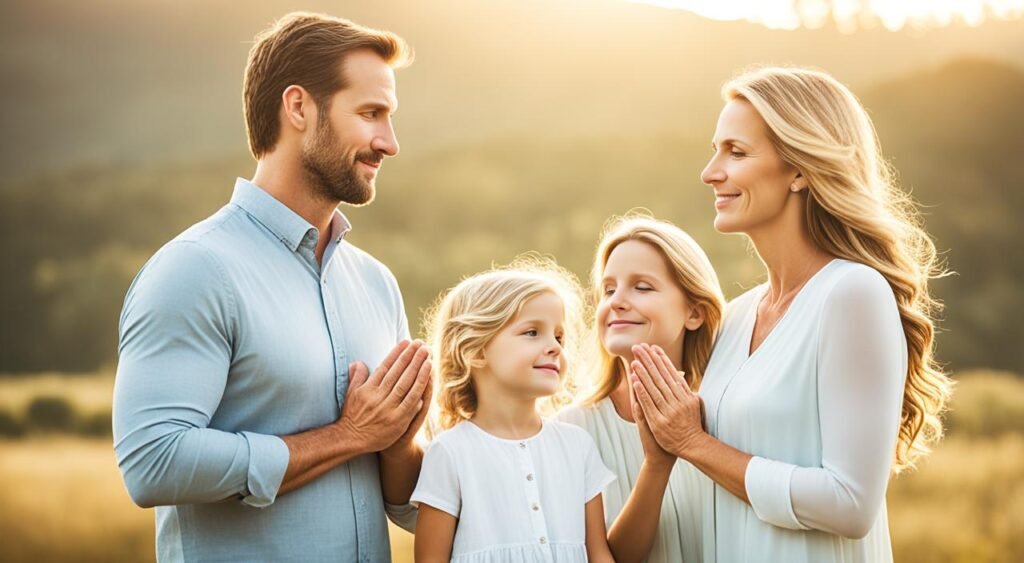 oração para unir a família