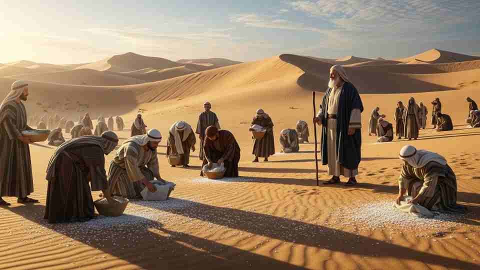 O que é o mistério do maná no deserto